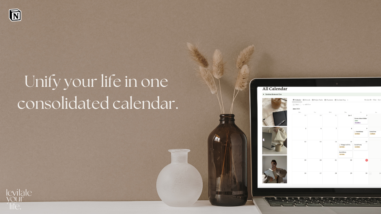 Notion Calendar Template